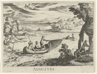 august august (titel på objekt) Tolv måneder (serietitel)