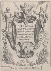 Patronen danner figurer af guirlander
