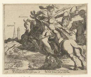 François de la Noue blev taget til fange under slaget ved Ingelmunster, 1580