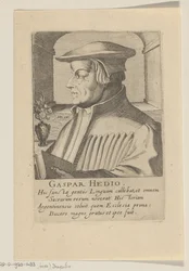 Portræt af Caspar Hedio