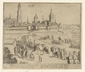 Truchsess modtages i Delft, 1584
