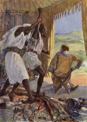 Illustration til Sir Walter Scotts The Talisman