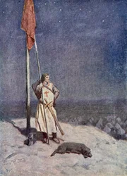 Ridderen står vagt på St. George