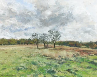 Richmond Park (olie på lærred)