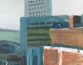 Wandsworth cityscape 5, 2009 (akryl og grafit på lærred)