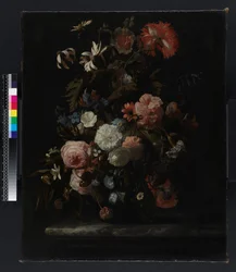 Gruppe af blomster, før 1721 (olie på lærred)