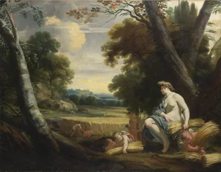 Ceres og høstamoriner, ca. 1635