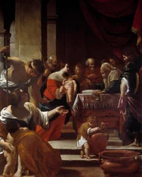 Omskæringsmaleri af Simon Vouet (1590-1649) 1622 Napoli, Nationalmuseet i Capodimonte