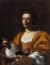 Portræt af Artemisia Gentileschi, 1623-1626