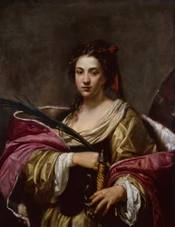 St.Catherine (olie på lærred)