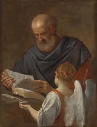 Saint Matthew og Engelen, ca. 16451648.