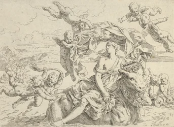 Europas voldtægt, ca.1636.