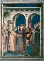 Sankt Martin bliver slået til ridder, 1312-1317.