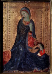 Virgin Annunciate, c1340-c1344