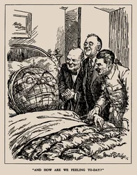 Og hvordan har vi det i dag, 1945.