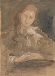 Portrætstudie af Martha, Lady Hayter