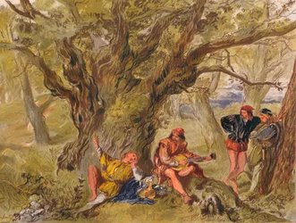 As You Like It: Act II, Scene V. Under the Greenwood Tree, sunget af Amiens, c1875
