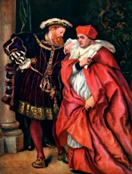 Henry VIII og kardinal Wolsey, c1888, c1920