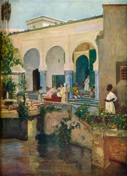 Interiør i et maurisk harem, 1907