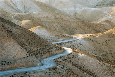 Israel, Judæa: Scene fra de judæiske bakker øst for Jerusalem, 2022 (foto)