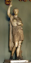 Amazon af billedhugger Scopas (eller Skopas). Rom, Capitolmuseet.