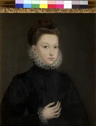 Portræt af infanta Isabella Clara Eugenia, 1573