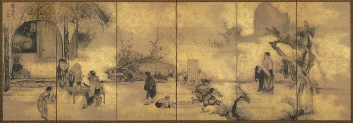 The Eight Immortals of the Wine Cup, senere 1700-tallet.