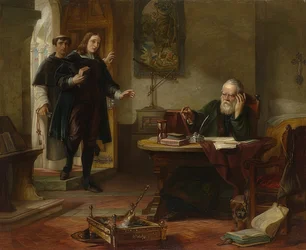 John Milton besøger Galileo Galilei. 1847