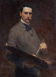 Selvportræt, ca. 1896 (olie på lærred)