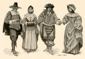Påklædning i tiden 1620-1670, 1903, 1937