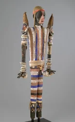 Rambaramp Effigy Figur, lavet i Malakula, Vanuatu