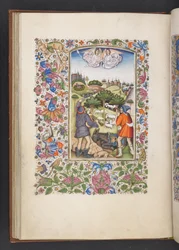 Tilføj MS 50004 f.32v Bebudelse til hyrderne fra en 