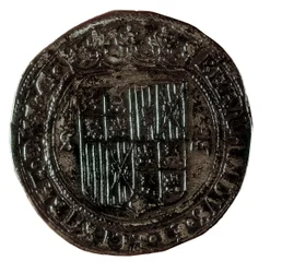 Mønt af 4 spanske realer i Castilien