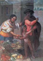 From a Coloured Man and a Mulatto Springs a Dark Child (olie på lærred)