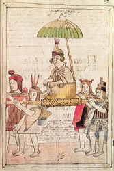 Illustration af Huascar Inca fra 