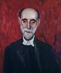 Portræt af Juan Ramon Jimenez (Moguer
