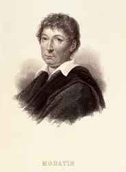 Portræt af Leandro Fernandez de Moratin (1760-1828), spansk forfatter. Gravering 1800-tallet. Madrids romantiske museum.