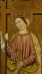 Sankt Helene holder korset