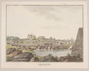 Christiansø. Set fra vestsiden