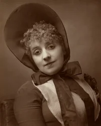 Kate Santley, amerikanskfødt britisk skuespillerinde, sanger, komiker og teaterchef, 1883
