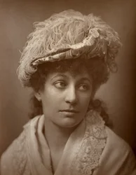 Lucy Buckstone, britisk skuespillerinde, 1884.