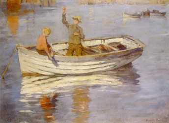 De unge fiskere (olie)