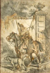 Lancers på patrulje, Illustration af Stanislao Grimaldi del Poggetto