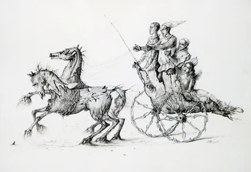 Død i Barouche, c1850-1890