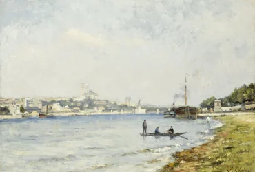 Seinen ved Passy, ca. 1880 (olie på lærred)