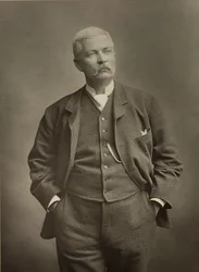 Sir Henry Morton Stanley (1841-1904), opdagelsesrejsende, portrætfotografi
