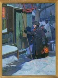 Nytårsaften (eller Nattevagten) (olie på lærred)