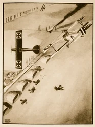 Oberst Bishop får sin V.C, illustration fra 