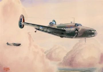 Hudson Light Bomber i flyvning