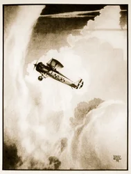 Mødte. flight, illustration fra 